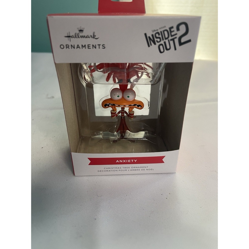 NEW IN BOX 2025 Hallmark Disney Pixar Inside Out - Anxiety | Christmas Ornament